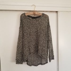 APT 9 Knit Hi-lo Sweater Size L